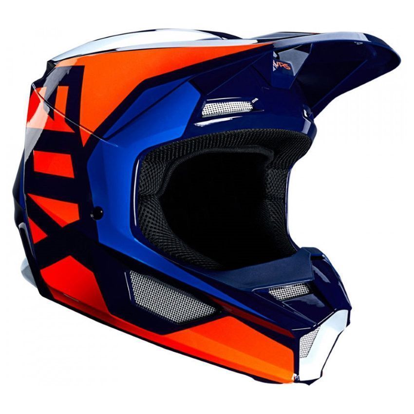 Мото шолом  FOX V1 YTH prix helmet orange blue р. S